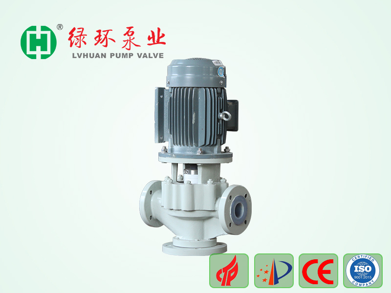 LGF Fluorine Lined Vertical Pipeline Pump