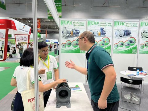 Lvhuan Pump Showcases New Products at Vietnam Chemical Exhibition